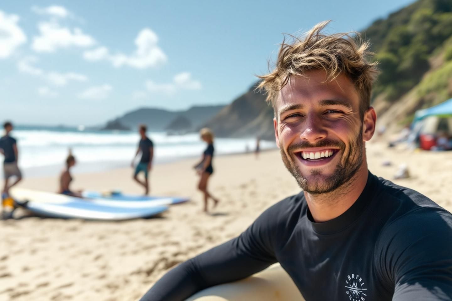 Peut-on apprendre le surf à proximité d'un camping en bord de mer ?