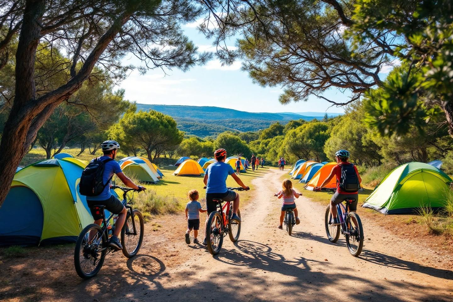 Peut-on explorer les pistes cyclables du Luberon directement depuis un camping ?