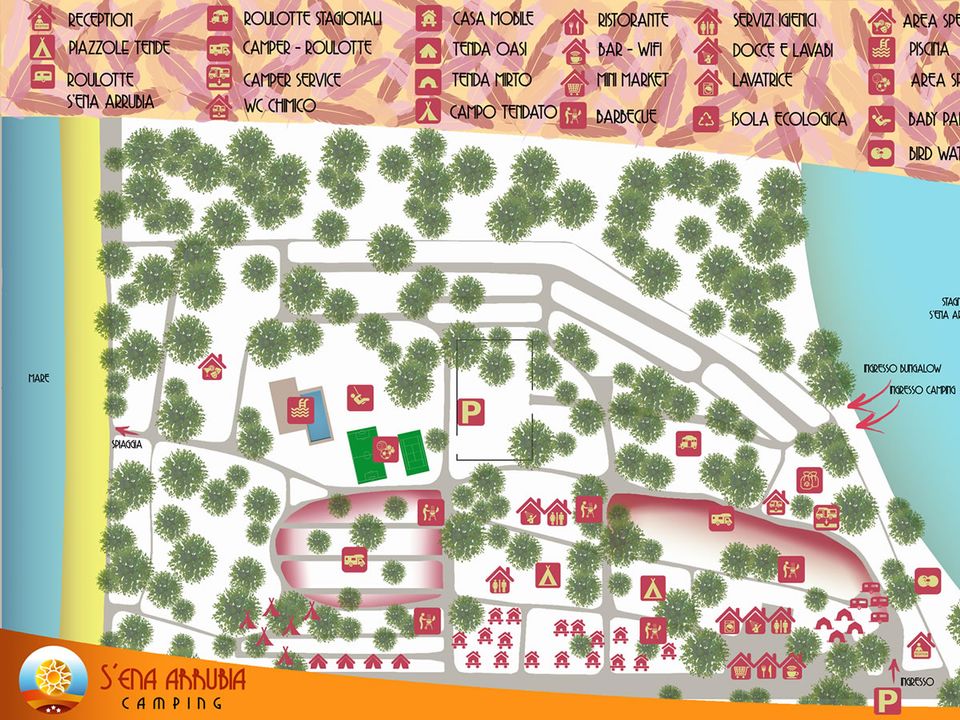 Camping S'Ena Arrubia, 3* - 4