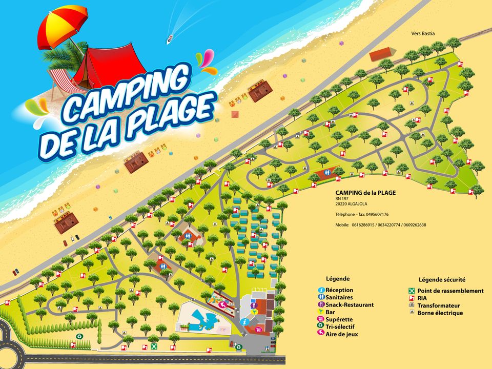France - Corse - Algajola - Camping de La Plage 3*