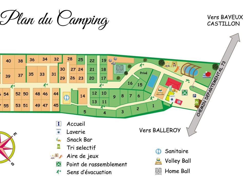 France - Normandie - Balleroy  - Camping Le Clos de Balleroy, 3*