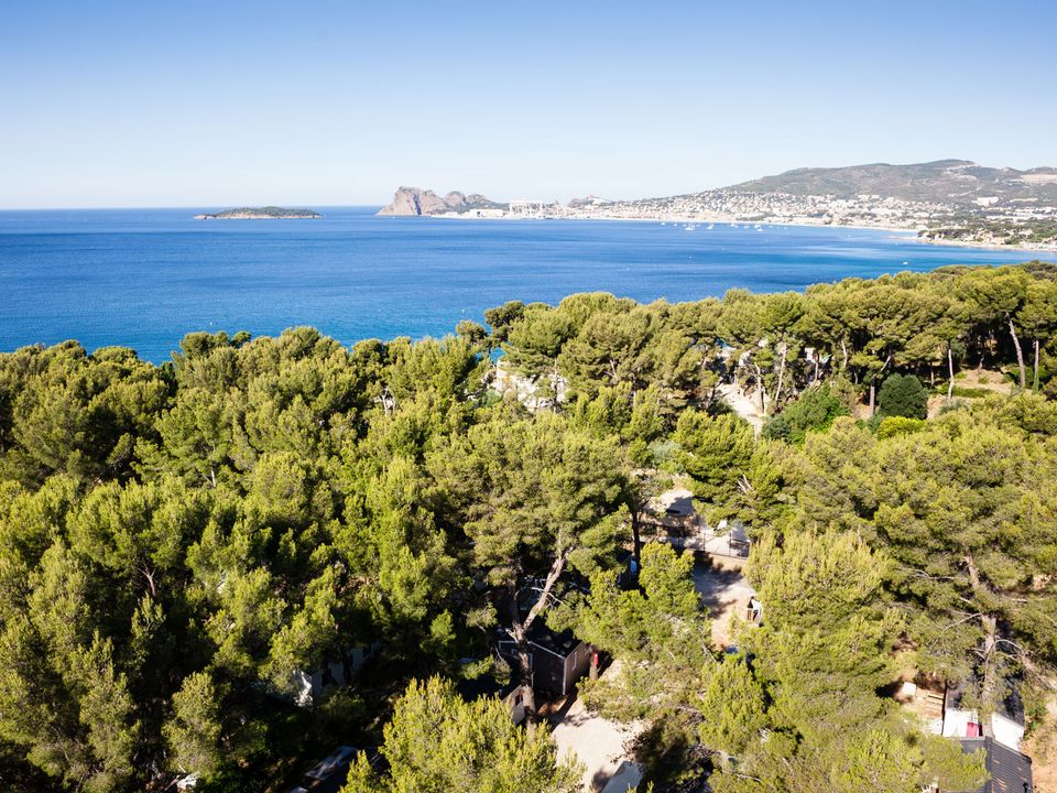 Camping La Baie des Anges, 4*, La Ciotat, Cote d'Azur, France avec