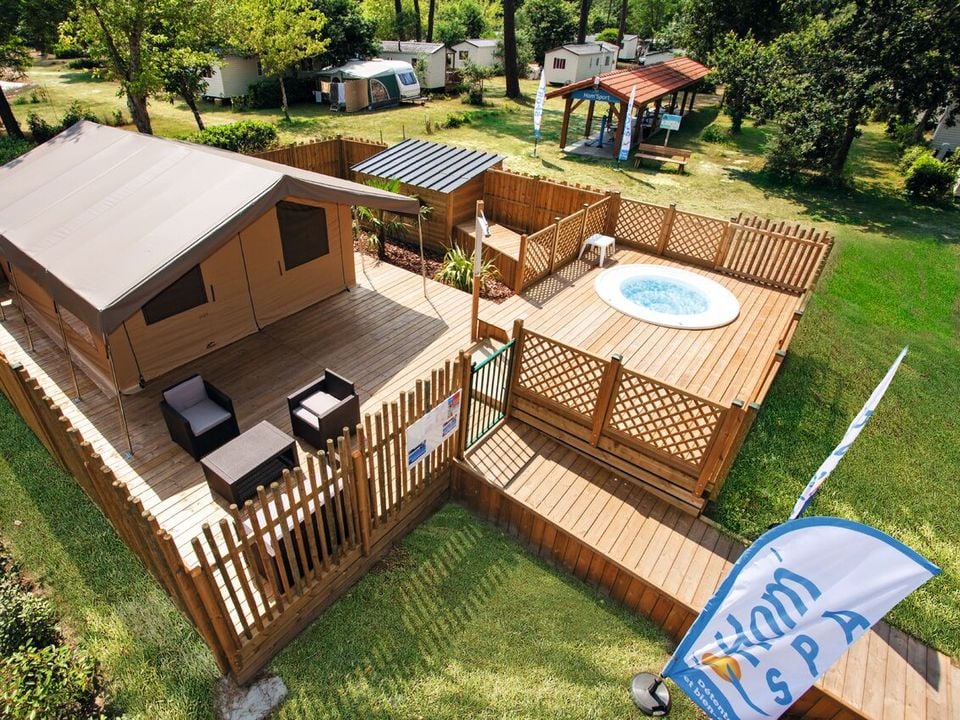 Camping Atlantique Sud Camping Le Soleil des Landes 4* Landes Lit et Mixe