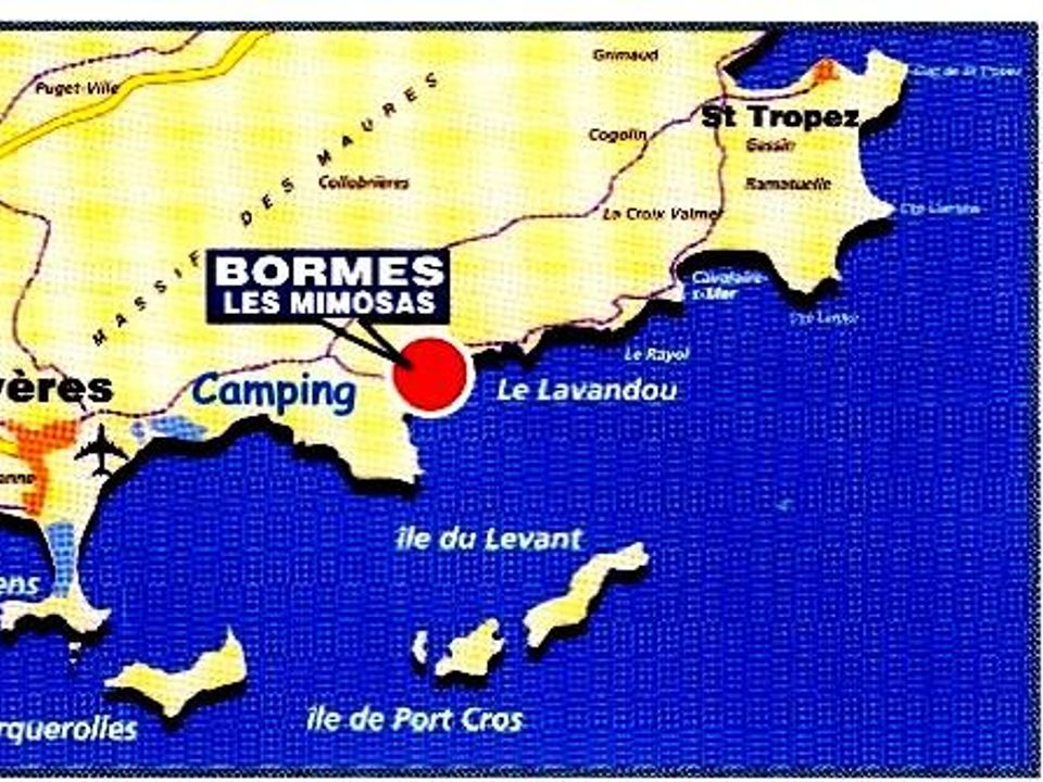 France - Côte d'Azur - Bormes les Mimosas - Camping Lou Cabasson, 3*