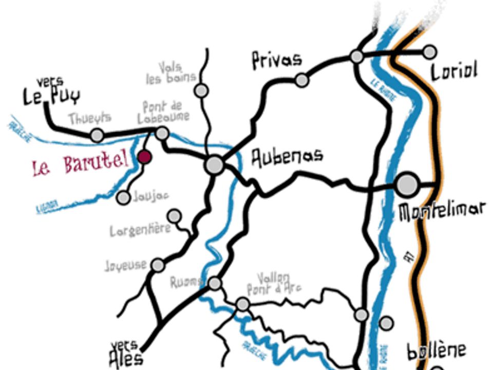 France - Rhône - Meyras - Camping Le Barutel 3*
