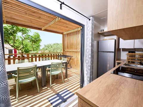 MOBILHOME 6 personnes - Mobil-home PREMIUM - 32 m² - 3 chambres + climatisation