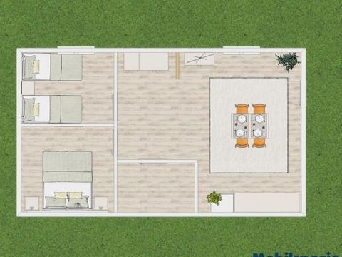 BUNGALOW 6 personnes - Bungalow trilocale 5 posti