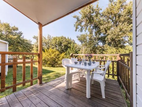 MOBILHOME 4 personnes - Mobil home Zen 3 Pièces 4 Personnes + TV