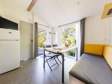 MOBILHOME 4 personnes - Mobil home Zen 3 Pièces 4 Personnes + TV