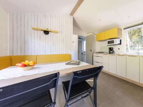 MOBILHOME 4 personnes - Mobil home Zen 3 Pièces 4 Personnes + TV