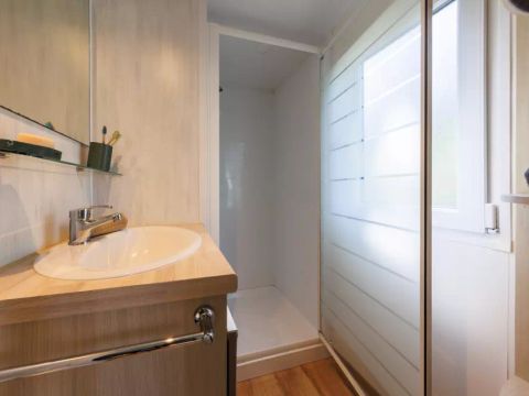 MOBILHOME 4 personnes - Mobil home Détente 3 Pièces 4 Personnes + TV