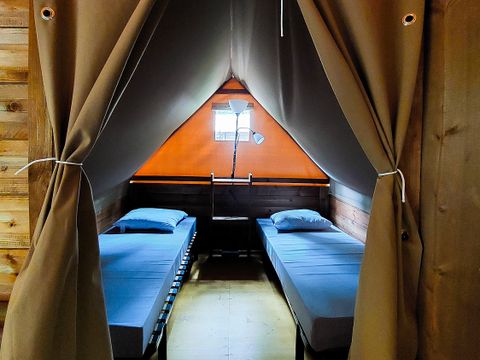 Tente en toile et en bois 4 personnes - Cabane “Tribu”
