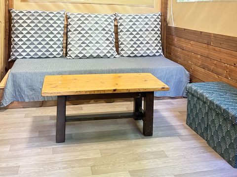 Tente en toile et en bois 4 personnes - Caba’tente