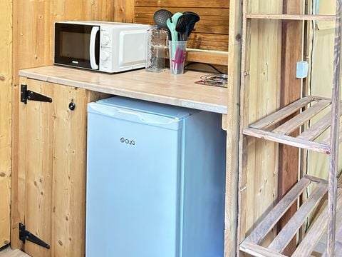 TENTE TOILE ET BOIS 4 personnes - Caba’tente