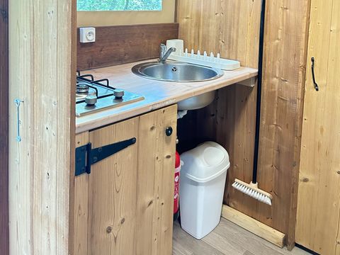 Tente en toile et en bois 4 personnes - Caba’tente