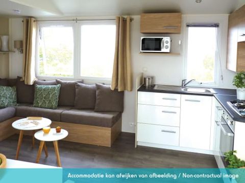 MOBILHOME 6 personnes - Elégance 3 chambres (6 pers) terrasse