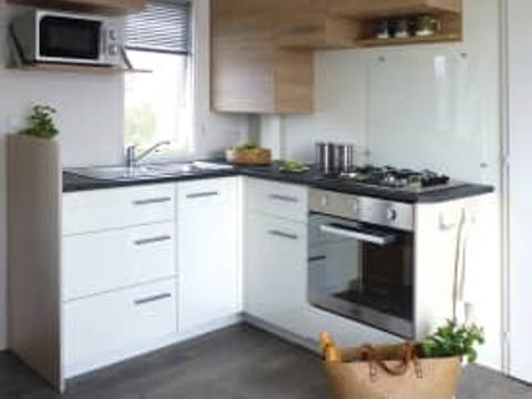 MOBILHOME 4 personnes - Mobil home Elégance 2 chambres (4 pers) terrasse