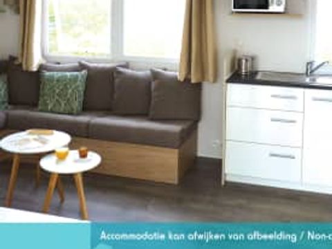 MOBILHOME 4 personnes - Mobil home Elégance 2 chambres (4 pers) terrasse