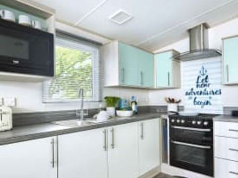 MOBILHOME 6 personnes - Chalet Large 3 chambres avec terrasse (6 pers)