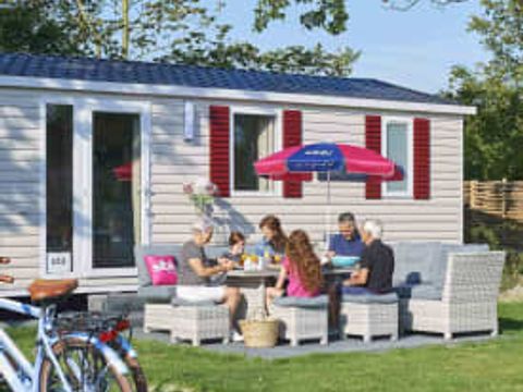 MOBILHOME 6 personnes - Elégance 3 chambres (6 pers) terrasse