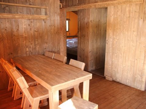 TENTE TOILE ET BOIS 5 personnes - Lodge Privilège Nature - 2 chambres