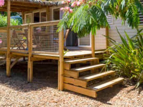 MOBILHOME 6 personnes - Cottage TROPICAL 6p 3 ch Clim ****