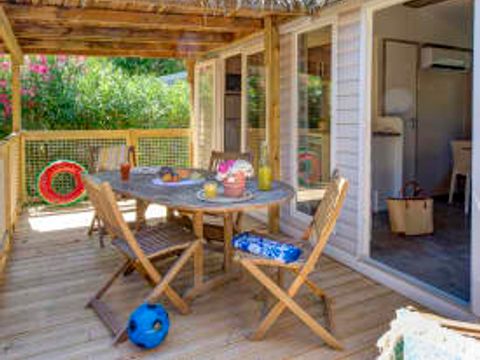 MOBILHOME 6 personnes - Cottage TROPICAL 6p 3 ch Clim ****