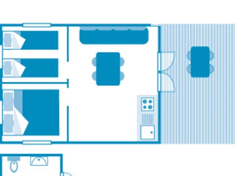 LODGE 4 personnes - Lodge Pilotis 4p 2ch **