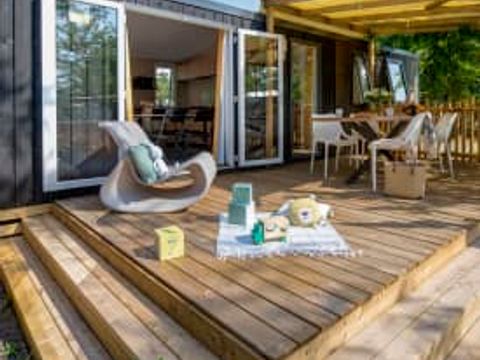 MOBILHOME 6 personnes - Cottage Cocoon 6p 3ch 2Sdb Clim Premium