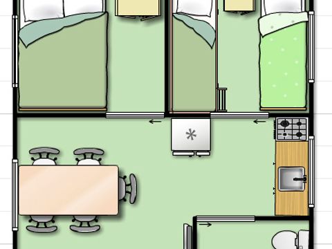 BUNGALOW 5 personnes - Club