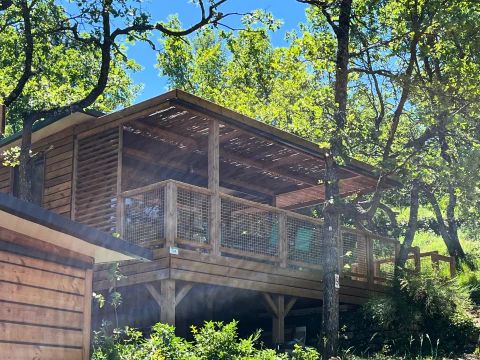 MOBILHOME 5 personnes - Cottage Séouvo 3 Pièces 5 Personnes Climatisé + TV + Jacuzzi