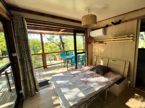 MOBILHOME 5 personnes - Cottage Séouvo 3 Pièces 5 Personnes Climatisé + TV + Jacuzzi