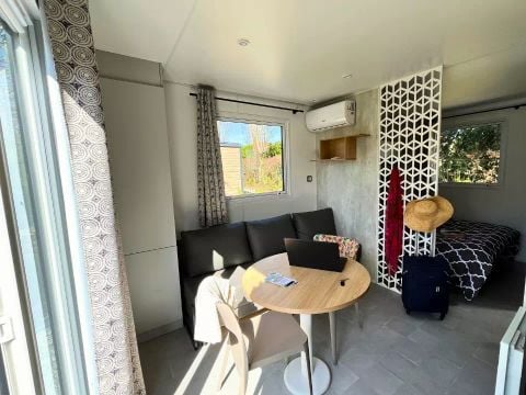 MOBILHOME 2 personnes - Mobil Home Parpaioun 2 Personnes Climatisé + TV