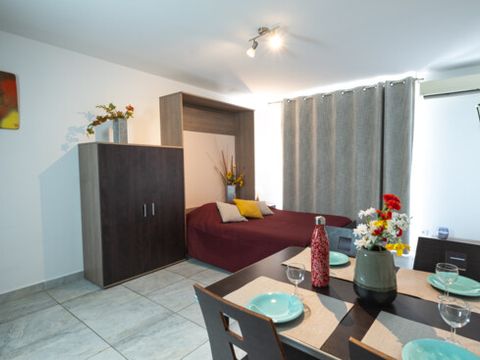 Studio 2 personnes - Chambre double studio confort
