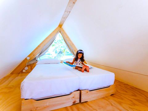 Tente en toile et en bois 4 personnes - Hanna 4 pers