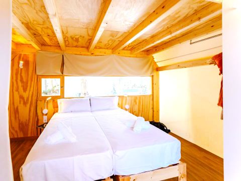 Tente en toile et en bois 4 personnes - Hanna 4 pers