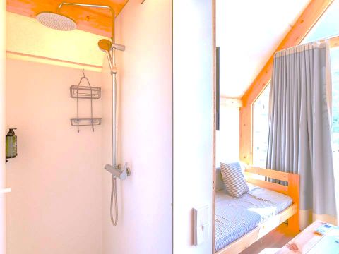 Tente en toile et en bois 4 personnes - Hanna 4 pers