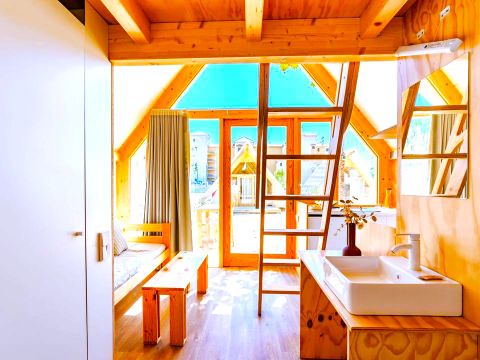 Tente en toile et en bois 4 personnes - Hanna 4 pers