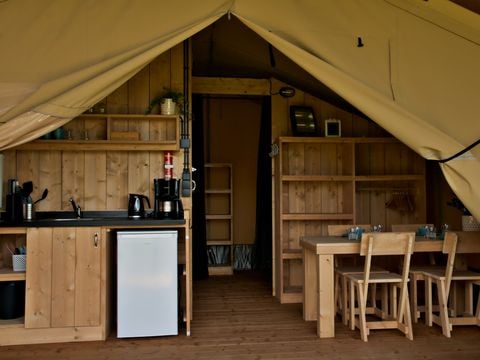 TENTE TOILE ET BOIS 4 personnes - Tente safari