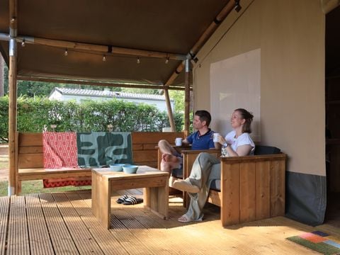 TENTE TOILE ET BOIS 4 personnes - Tente safari