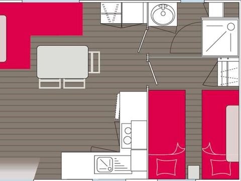 MOBILHOME 4 personnes - Mobil Home Confort Ploumanac'h Dimanche- 2 chambres