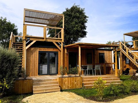 Mobilhome 6 personnes - Mobil home Prestige Plus vue mer - 3 Chambres - 32m²