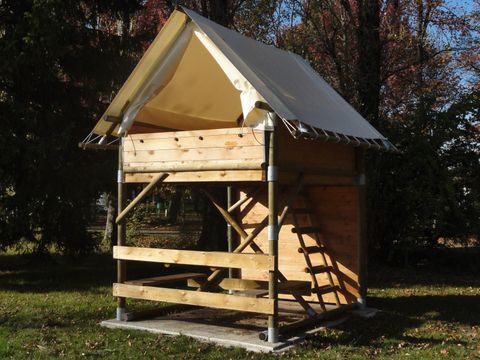 Tente 2 personnes - Bivouac sur pilotis