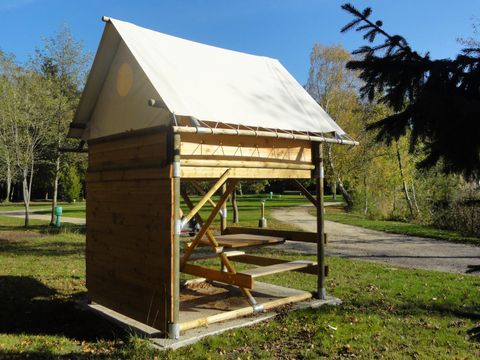 Tente 2 personnes - Bivouac sur pilotis