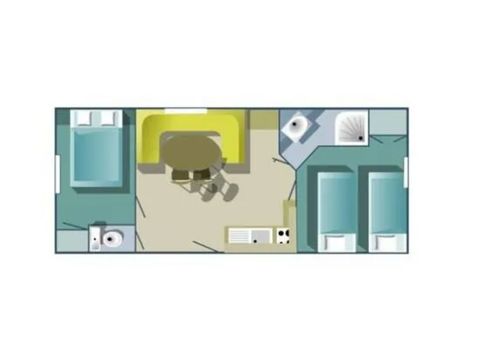 Mobilhome 4 personnes - Copy Confort - 2 chambres