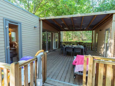 MOBILHOME 8 personnes - Exclusif - 4 chambres - 3 salles d'eau - Clim. 2 modules