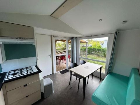 MOBILHOME 4 personnes - Mobil-Home DETENTE 3 Pièces 4 Personnes + TV
