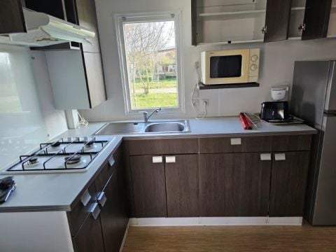 MOBILHOME 6 personnes - Mobil Home Aqua 3ch 6persTerrasse Semi-Couverte Clim TV