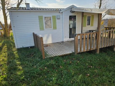MOBILHOME 4 personnes - Mobil Home Aqua 2ch 4pers Terrasse Semi-Couverte Clim TV