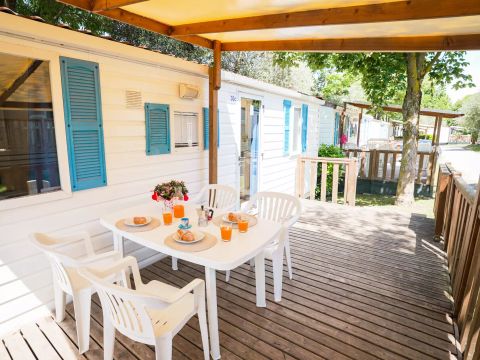 MOBILHOME 6 personnes - Mobil Home 3 Pièces 6 Personnes (5 adultes + 1 enfant -12 ans)